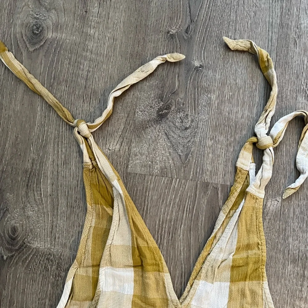 Free People Endless Summer Check Jumpsuit